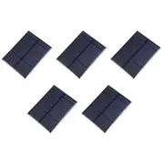 5 Pack 5V 1.2W 110mm x 69mm Mini Solar Panel Cell for DIY Electric Power Project