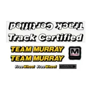 Murray - Track Certified Freewheel Decal set - old school bmx