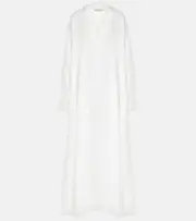 [Asceno] Asceno Linen midi dress AU 8 white