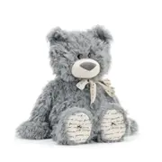 Demdaco Bear Loved Forever and Always Grey Plush Stuffed Soft Toy