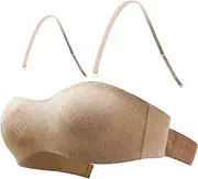 [MELENECA] Women's Minimiser Strapless Bra with Invisible Bra Straps
