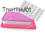 Tupperware Cold Cut Keeper Prep Essentials Bacon Container Egg Trays Purple Pink
