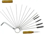 Operitacx Sprayer Cleaning Tools Airbrush Kit Paint Sprayer Cleaning Brush Set Tube Cleaner Sturdy Material Portable
