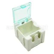 10 x White Mini Composable Electronic Component Parts Storage Case Box SMT SMD