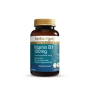 Vitamin B1 100mg by Herbs of Gold