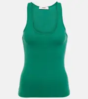 [Agolde] Agolde Bianca ribbed-knit tank top AU 14 green