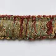 Scarlet and Sage High Quality Decorative Brush Fringe Trim by the yard