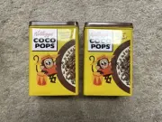 Kelloggs Coco Pops 2015 Vintage Remake Collectible Storage Cereal X 2