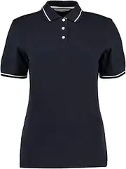 [KUSTOM KIT] Womens/Ladies St Mellion Polo Shirt (UK Size: 12 UK) (Navy/White)