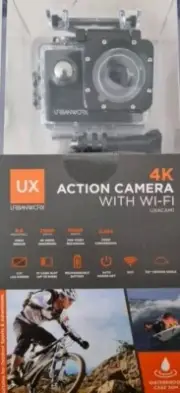 Ux 4K 8 MP, 2160p Action Camera Waterproof WIFI Sports Camera Underwater Camera