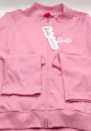 Women's Barbie Zip Through Track Top Jacket Pink Size 16 New Cardigan XL