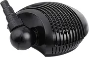 Giantz Submersible Pump, 1000L/h Pond Aquarium Pumps Water Feature Fish Tank Filter Cleaner for Home Indoor Outdoor Ponds, Overheat Protection Low Energy Consumption Black