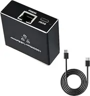 1 to 2 Ethernet Splitter, 1000Mbps RJ45 Ethernet Splitter High Speed for Cat 5/5e/6/7/8 Cable