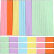 TEHAUX Ruled Memo Cards Assortment 300pcs Index Cards Lined Notepads for Education Mobile Use