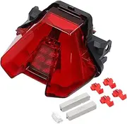 Brilluxa Motorcycle LED Tail Light Brake Lamp, Compatible with MT07 2021 and Up, Rear Light, Motorbike Stop Lamp Replacement (Red)