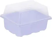 Abaodam 2 Sets Garden Propagator Humidity Control Seedling Tray with Transparent Lid for Robust Germination and Healthy Plant Growth