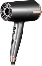 Remington One Dry & Style Hair Dryer, D6077AU, 4 Styling Attachments, Double Ionic System, High Performance 2000W, 8 Heat and Speed Combinations