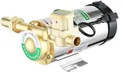 100W Automatic Stainless steel Booster Pump，220V Quiet Auto Water Pressure Booster Pump for Tap Water Pipeline Sink Facucet Shower(AU plug)