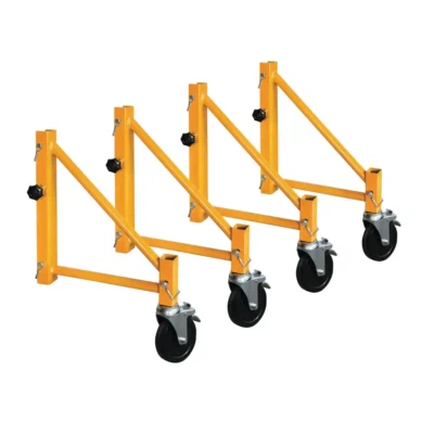 24 In. X 20 In. Outrigger Set with 5 In. Caster Wheels for Baker Scaffold 4-Pack