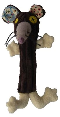 New Deglingos Baby Ratos The Rat Squeaker Plush Toy