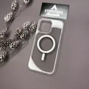 Case with Magsafe for iPhone 15 transparent shockproof plastic