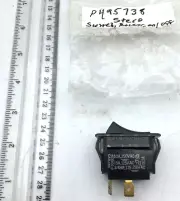 Stero Rocker Switch Carling 3/4 x 1-5/8 On / Off P495738 New