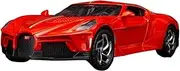 Finished Scale Model Alloy 1:24 for Bugatti La Voiture Noire Simulation Car Model Sound and Light Miniature Vehicle Model Presents Ornaments(Red)
