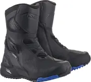 Alpinestars RT-8 Gore-Tex Motorcycle Boot, black-blue, Size 46 for Men Black Blue