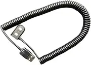 Magnetic Charging Cable for Minelab Equinox 600/800 Metal Detectors, with Spring-Loaded Winding Design, Convenient Storage