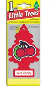 Little Trees Hanging Car & Home Air Freshener Wild Cherry 12 Packs