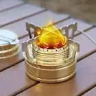 With Cross Bracket Alcohol Stove Portable Alcohol Burner Camping Stove