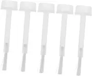 HAMPPLIES 100Pcs Nail Polish Replacement Brushes Soft Bristles Manicure Tools for Professional Personal Use Gel Brush Applicators for Efficient Nail Art Application