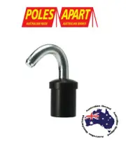 22mm Hook Bend Spigot for Tent Awning Annexe Caravan Pole HBS Poles Apart