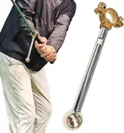 225g Metal Golf Wrist Hinge Trainer: Portable Golf Swing Training Aid