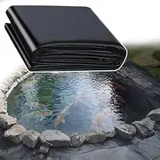 Flexible Pond Liner 3x7m 6x6m 5x8m 7x10m Outdoor Impermeable Pond Membrane for Small Water Features, Fish Ponds, Garden Fountains, Plant Box and Aquaculture(6x7m(19.7x23ft))