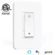 Nexete Smart Dimmer Switch 3-Way Single Pole Wi-Fi Work Alexa Smart Life app