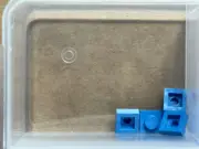 LEGO Parts - Dark Azure Plate 1 x 1 - No 3024 - QTY 5