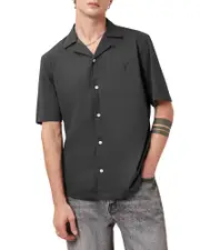 Allsaints Hudson Short Sleeve Button Down Shirt