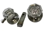 Emtek 8200OTUS15 Satin Nickel-Polished Regular Clasp Old Town Type Door Handle
