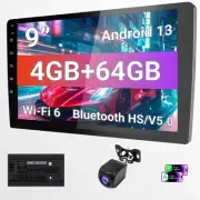 9" Wireless Double Din Car Stereo with Bluetooth, Wireless CarPlay, Android A...