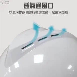 石頭牌 ABS 透氣工程帽 (18型) 8點內襯 JSV18 工業用 防護頭盔 安全帽 工程帽 可裝耳罩【開立電子發票】