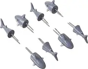 Outset Shark Corn Holders, Set of 4 Pairs