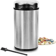 Electric Pill Crusher Grinder - Grind and Pulverize Small and Large Medication and Vitamin Tablets to Fine Powder Extremely, Suitable for Grinding Multiple Pills, Pill Crushers for Elderly