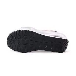 【DK 高博士】一字寬帶彈性厚底氣墊涼鞋 65-3009-56 米白