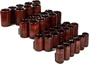 36-Piece Carbonized Bamboo Cupping Set Cupping Therapy Kit Fire Cupping Equipment, and Cupping Cups for Pain Relief Cupping Tools