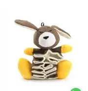 Pet Soft Squeaky Sound Plush Dog Toy With Crackle Paper