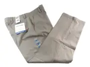 Dockers Men Easy Khaki Pants New 40 x 32 Khaki Flat front Classic fit No Wrinkle
