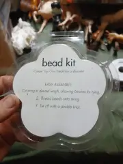 Unopened Bead Kit Necklace or Bracelet by Crafter's string included