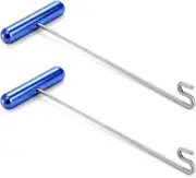 2 Pack Fishing Hook Remover, 12" Fish Dehooker Tool Saltwater Fish Hook Remover