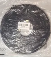 Cat 7 Flat Ethernet Cable 75 ft black